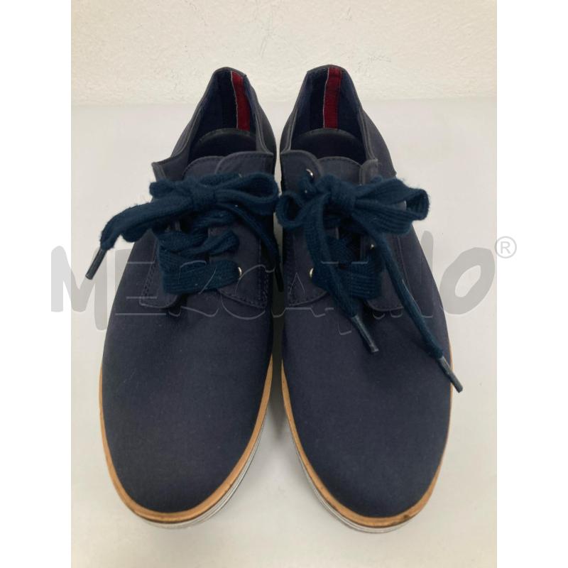 SCARPE DONNA TOMMY HILFIGER BLU ZEPPA | Mercatino dell'Usato Gazzada schianno 2