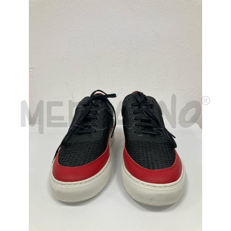 SCARPE UOMO BARNEYS NERE ROSSE | Mercatino dell'Usato Gazzada schianno 2