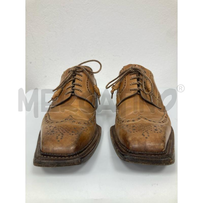 SCARPE UOMO PELLE BEIGE FATTE A MANO  | Mercatino dell'Usato Gazzada schianno 2