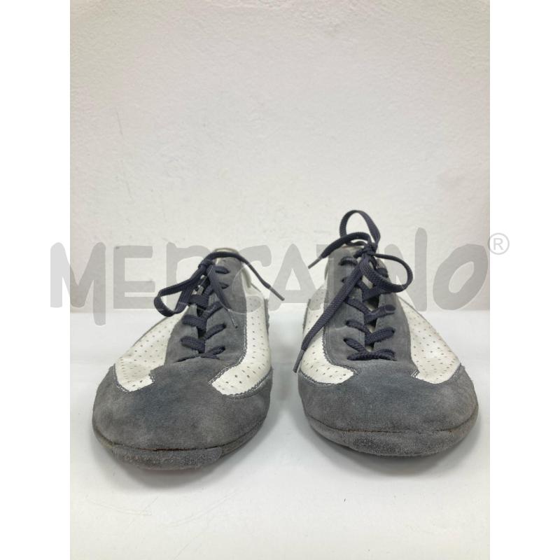 SCARPE UOMO TODS PELLE BIANCA TRAFORATA PELLE GRIGIA | Mercatino dell'Usato Gazzada schianno 2