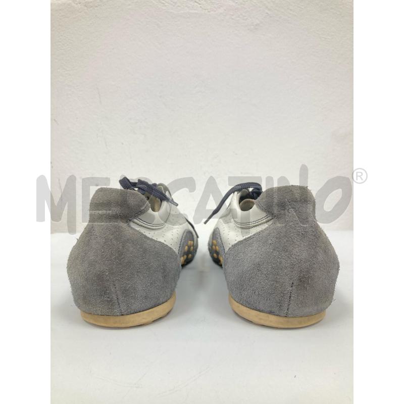 SCARPE UOMO TODS PELLE BIANCA TRAFORATA PELLE GRIGIA | Mercatino dell'Usato Gazzada schianno 3