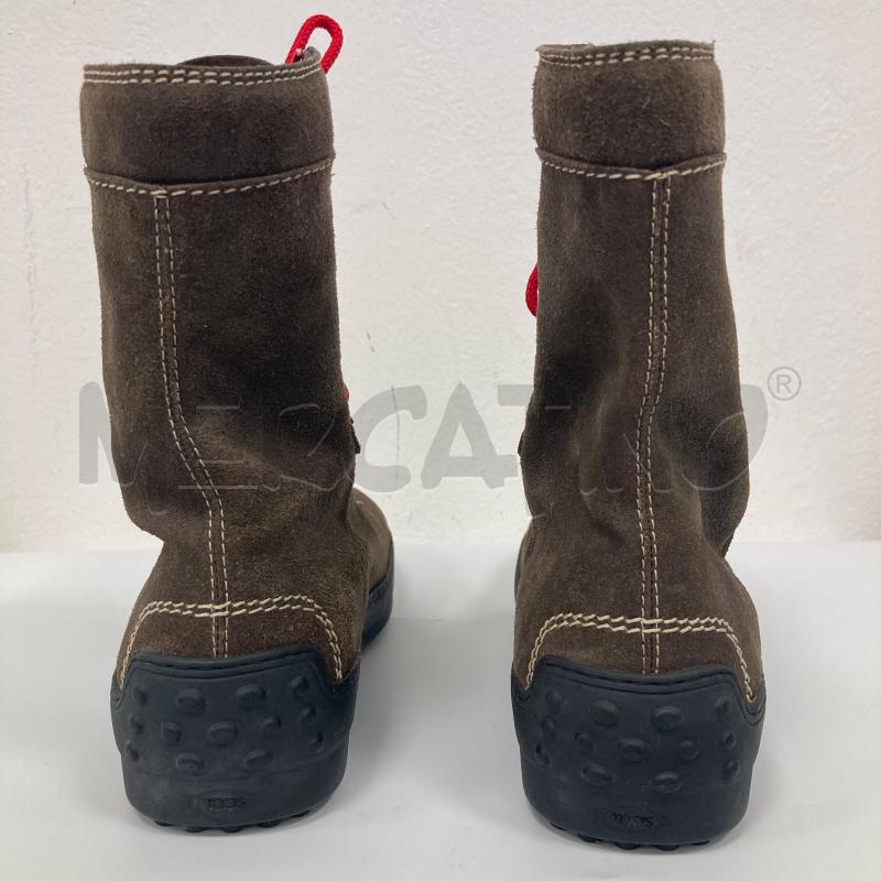 SCARPONI UOMO TOD'S CAMOSCIO MARRONE | Mercatino dell'Usato Gazzada schianno 3