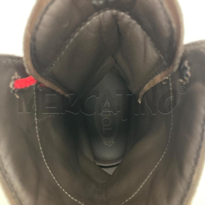 SCARPONI UOMO TOD'S CAMOSCIO MARRONE | Mercatino dell'Usato Gazzada schianno 5