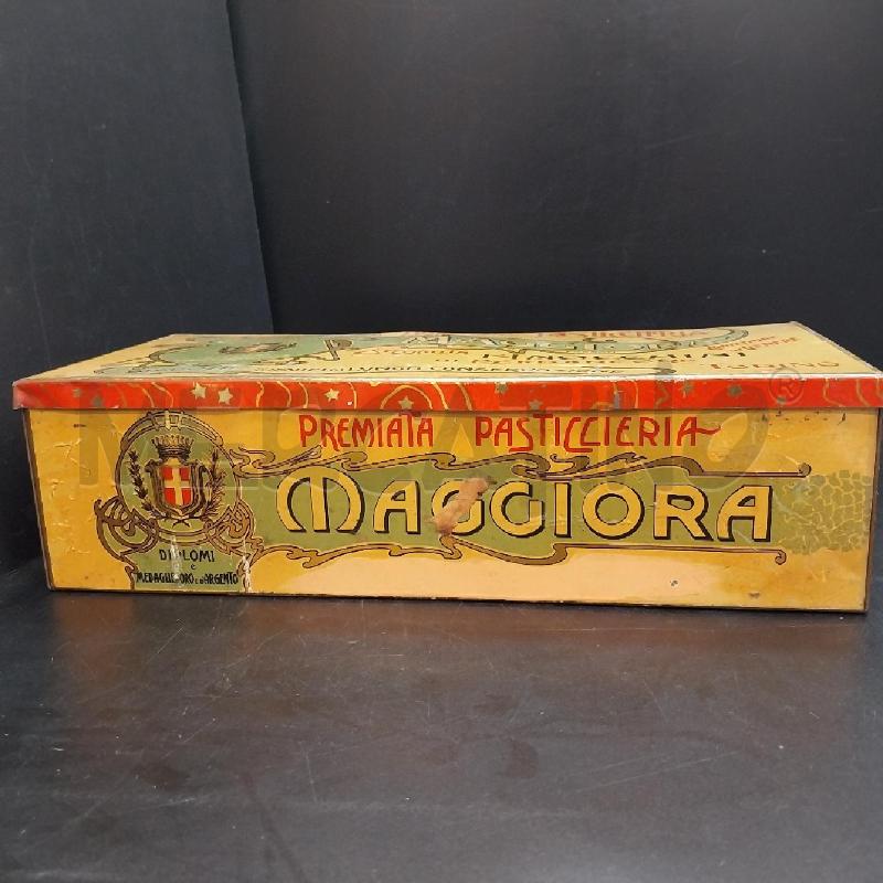 SCATOLA LATTA D'EPOCA PASTICCERIA MAGGIORA | Mercatino dell'Usato Gazzada schianno 2