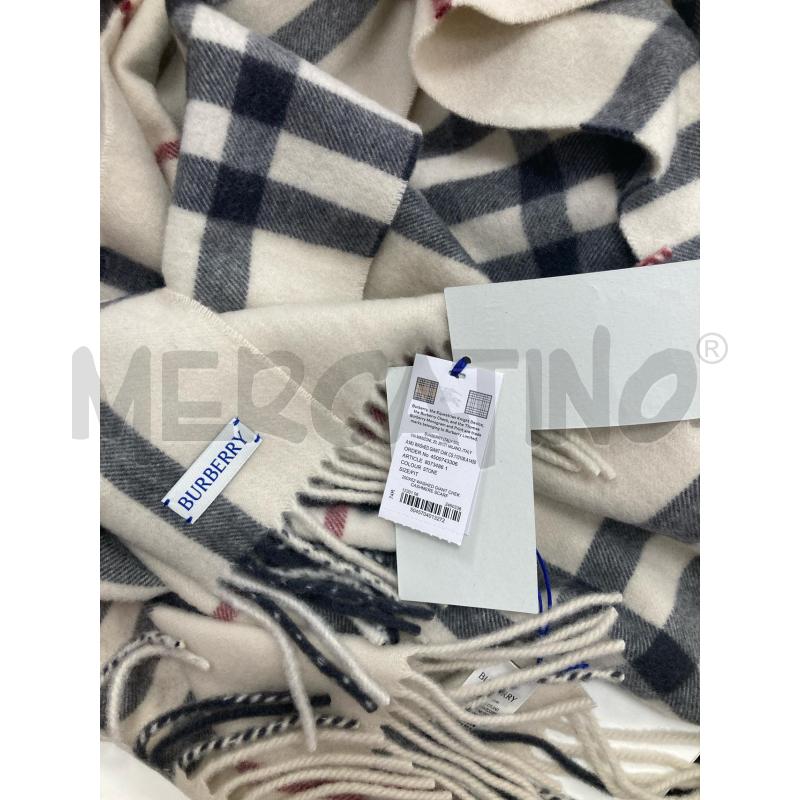 SCIARPA BURBERRY PANNA CARTELLINO | Mercatino dell'Usato Gazzada schianno 4