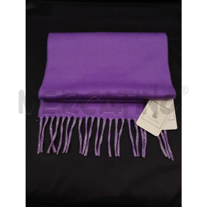 SCIARPA DONNA COLOMBO VIOLA CARTELLINO | Mercatino dell'Usato Gazzada schianno 1