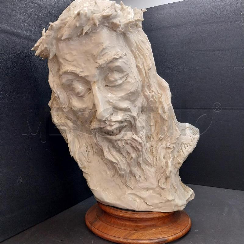 SCULTURA CERAMICA VOLTO CRISTO | Mercatino dell'Usato Gazzada schianno 1