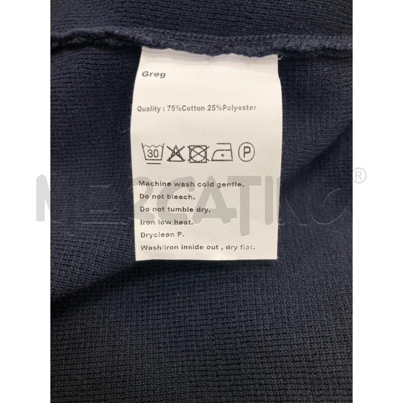 SMANICATO UOMO HUGO BOSS BLU SCRITTA ROSSA | Mercatino dell'Usato Gazzada schianno 5
