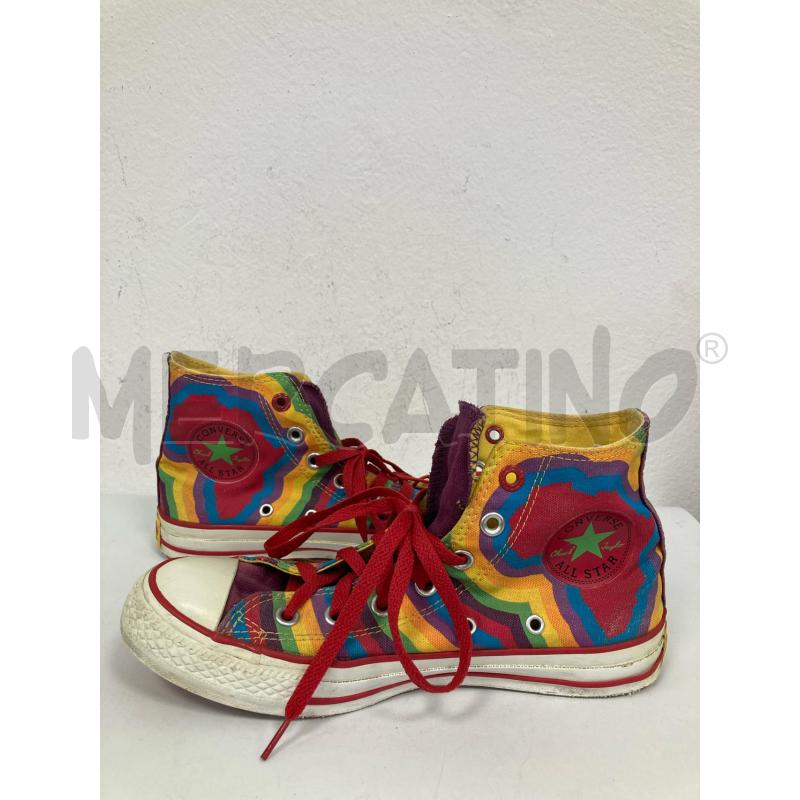 SNEAKERS ALL STAR TELA ARCOBALENO STILE TIE-DYE  | Mercatino dell'Usato Gazzada schianno 2