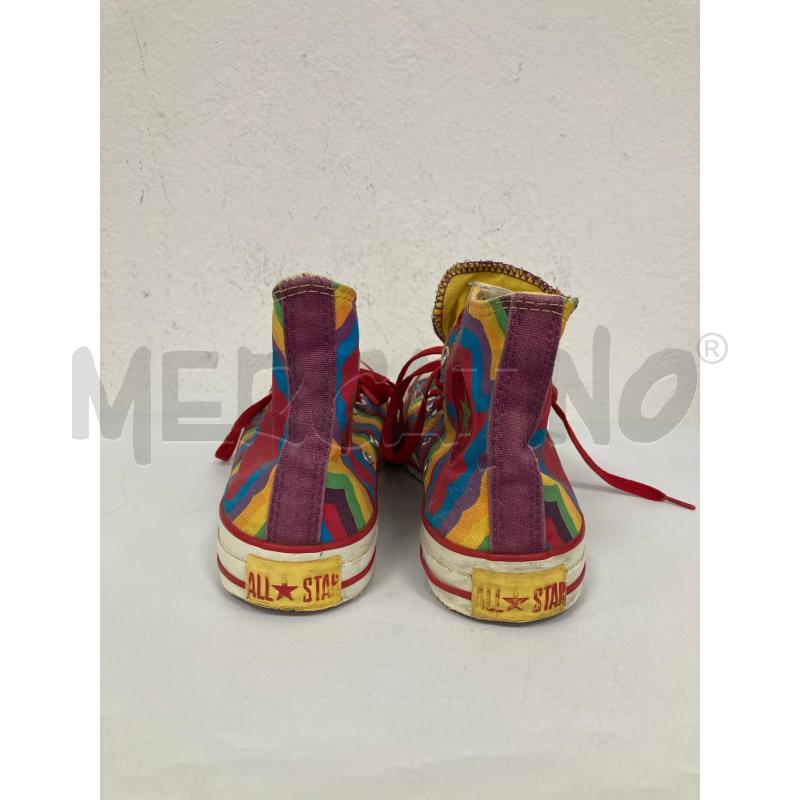 SNEAKERS ALL STAR TELA ARCOBALENO STILE TIE-DYE  | Mercatino dell'Usato Gazzada schianno 3