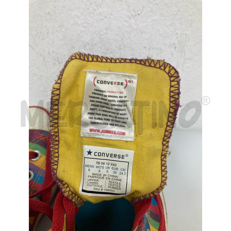 SNEAKERS ALL STAR TELA ARCOBALENO STILE TIE-DYE  | Mercatino dell'Usato Gazzada schianno 4