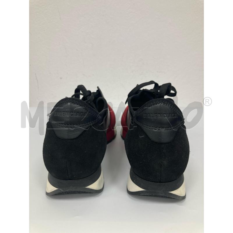 SNEAKERS BALENCIAGA NERE FASCIA ROSSA  | Mercatino dell'Usato Gazzada schianno 3