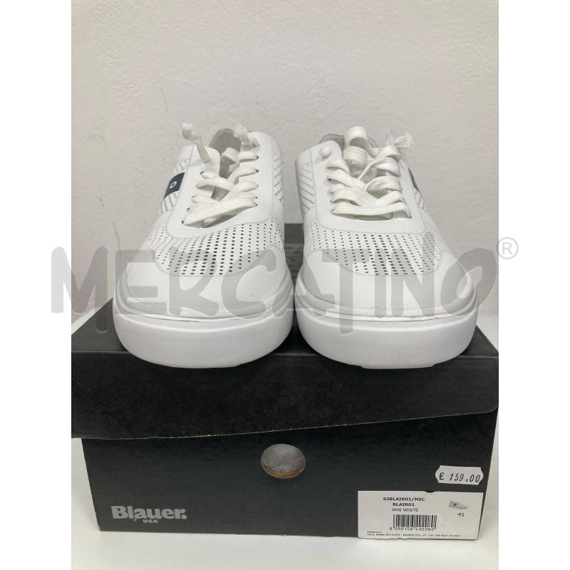 SNEAKERS BLAUER BIANCHE TRAFORATE | Mercatino dell'Usato Gazzada schianno 2