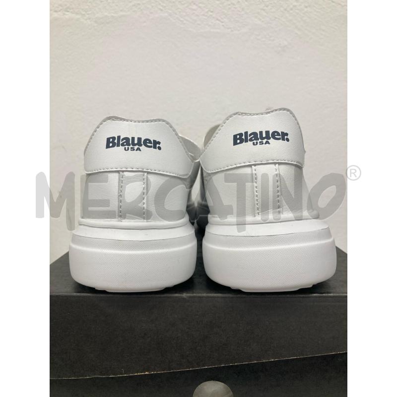 SNEAKERS BLAUER BIANCHE TRAFORATE | Mercatino dell'Usato Gazzada schianno 3