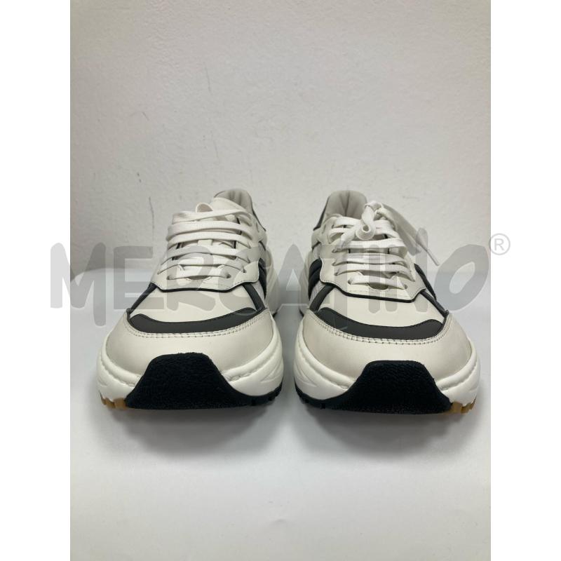 SNEAKERS BOTTEGA VENETA BIANCHE NERE  | Mercatino dell'Usato Gazzada schianno 2