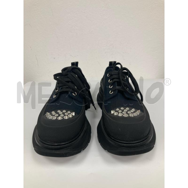 SNEAKERS DONNA ALEXANDER MCQUEEN NERE PUNTA BORCHIE | Mercatino dell'Usato Gazzada schianno 2