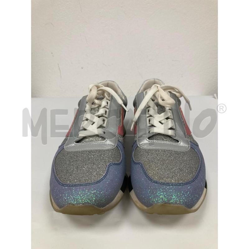 SNEAKERS DONNA BALLY GAVINIA SILVER BRILLANTINATE | Mercatino dell'Usato Gazzada schianno 2