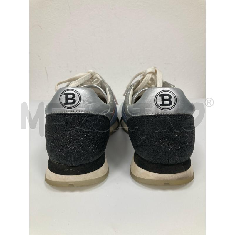 SNEAKERS DONNA BALLY GAVINIA SILVER BRILLANTINATE | Mercatino dell'Usato Gazzada schianno 3