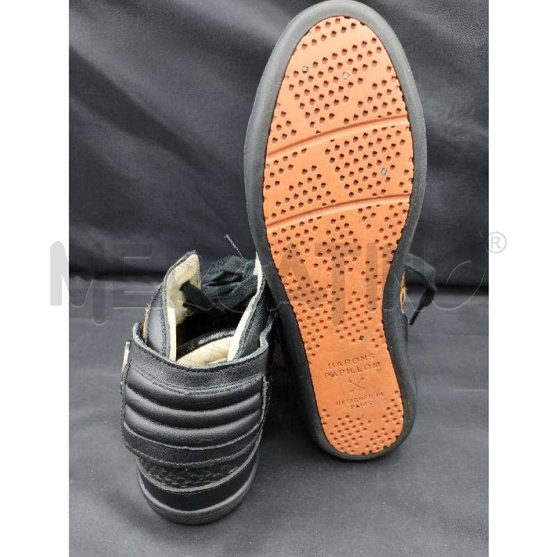 SNEAKERS DONNA BARONS PAPILLOM NERO INSERTO CAVALLINO LEOPARDATO | Mercatino dell'Usato Gazzada schianno 4