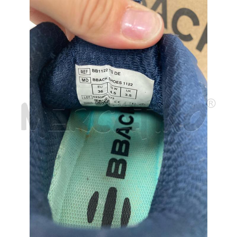 SNEAKERS DONNA BBACK BLU  | Mercatino dell'Usato Gazzada schianno 5
