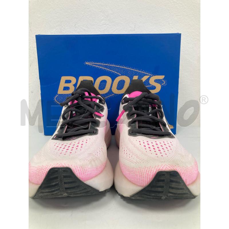 SNEAKERS DONNA BROOKS ROSA BIANCHE  | Mercatino dell'Usato Gazzada schianno 3