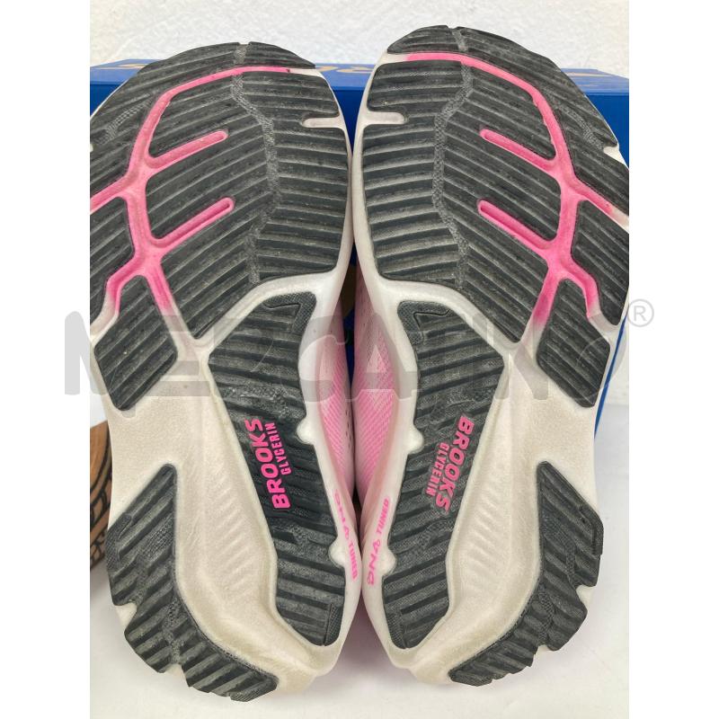 SNEAKERS DONNA BROOKS ROSA BIANCHE  | Mercatino dell'Usato Gazzada schianno 4