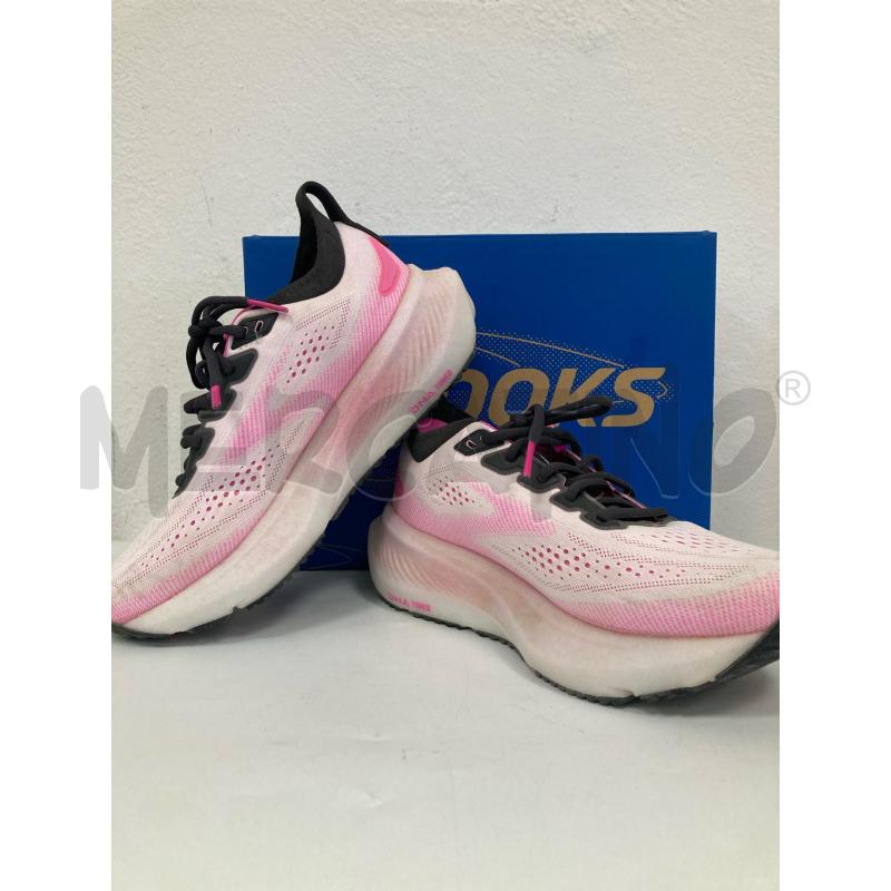 SNEAKERS DONNA BROOKS ROSA BIANCHE  | Mercatino dell'Usato Gazzada schianno 5