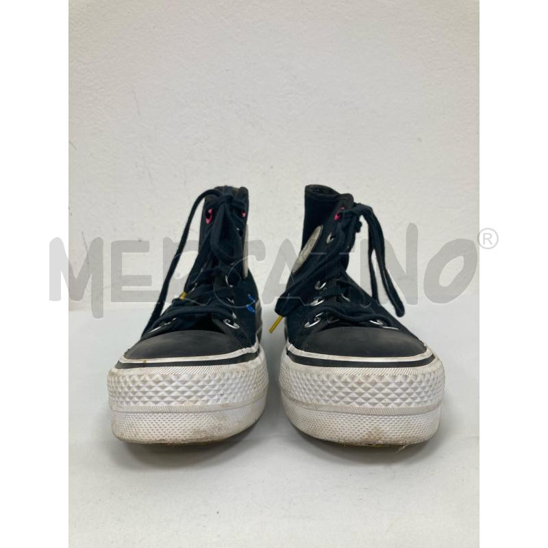 SNEAKERS DONNA CONVERSE NERE ALTE  | Mercatino dell'Usato Gazzada schianno 2