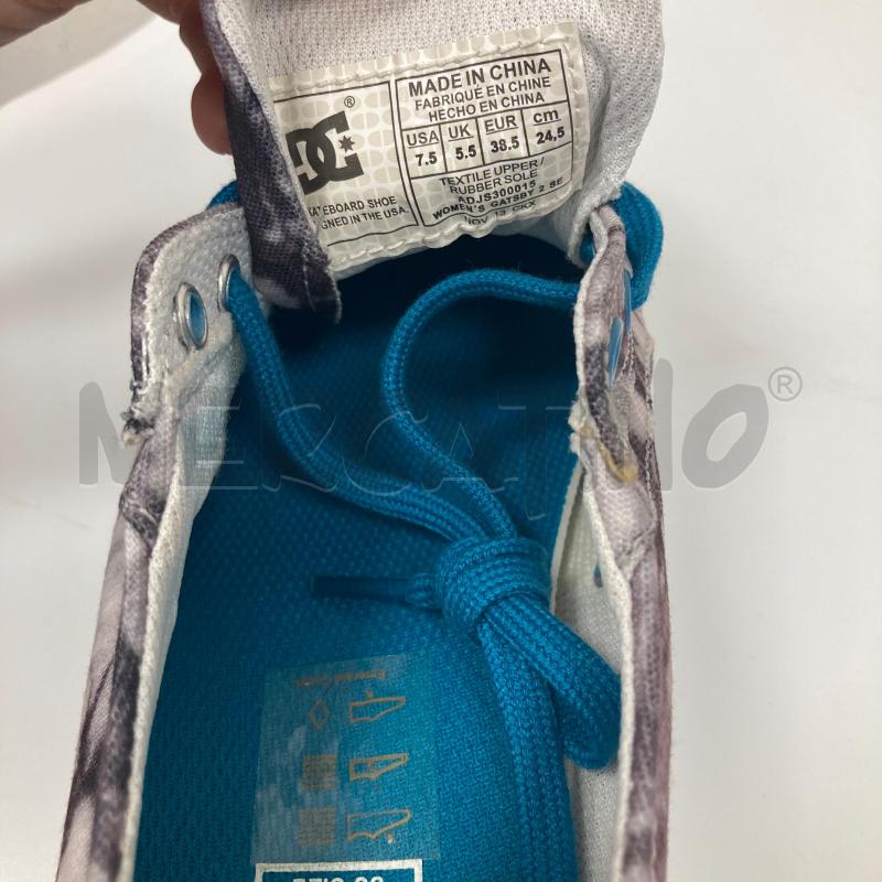 SNEAKERS DONNA DC GRIGIO AZZURRO | Mercatino dell'Usato Gazzada schianno 5
