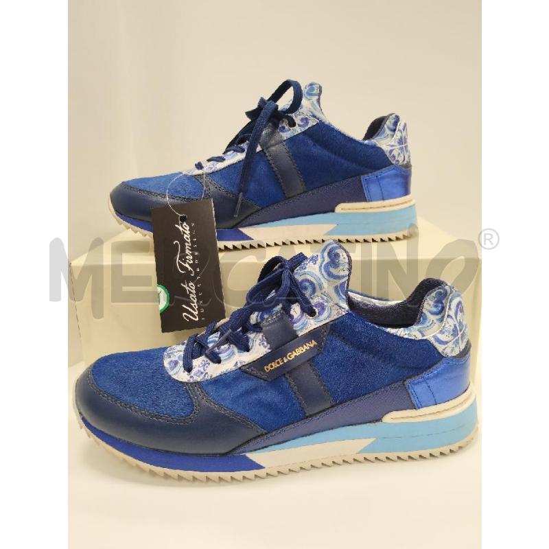 SNEAKERS DONNA DOLCE & GABBANA BLU | Mercatino dell'Usato Gazzada schianno 1