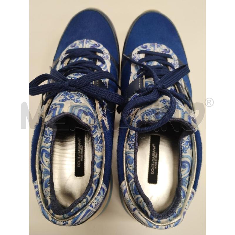 SNEAKERS DONNA DOLCE & GABBANA BLU | Mercatino dell'Usato Gazzada schianno 4