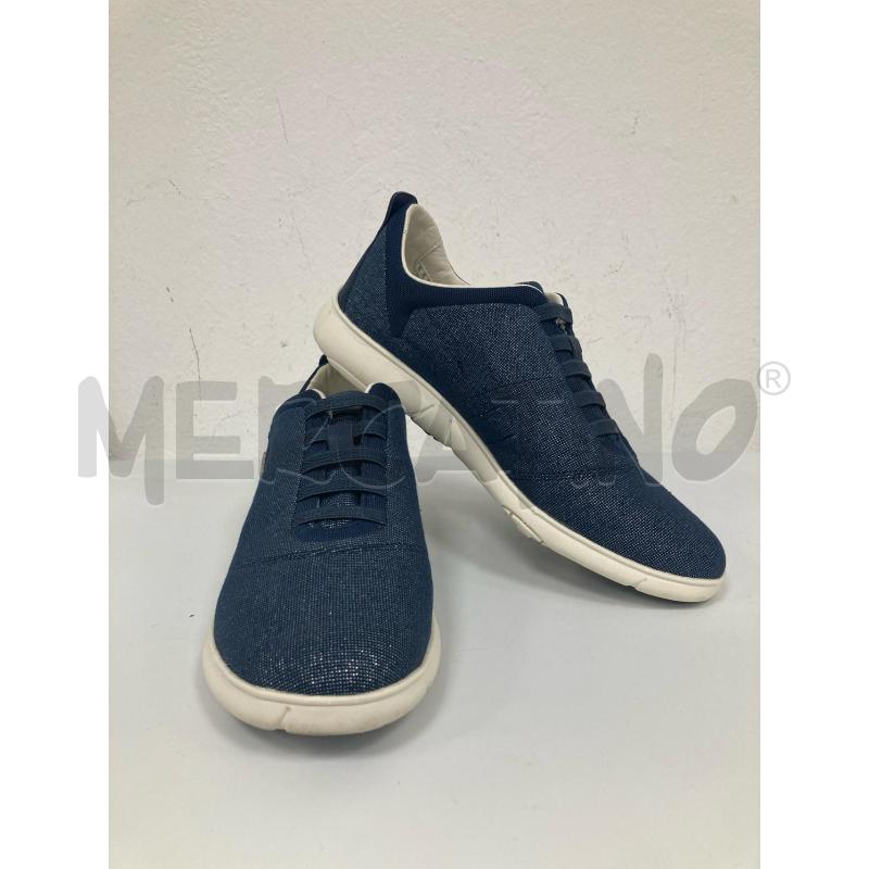 SNEAKERS DONNA GEOX BLU  | Mercatino dell'Usato Gazzada schianno 1