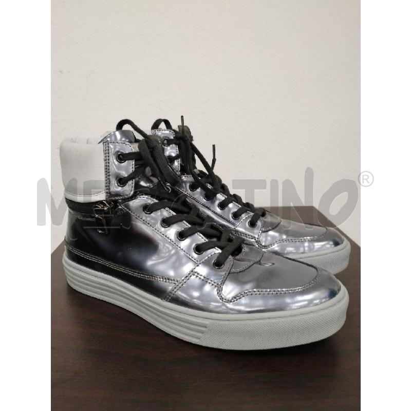 SNEAKERS DONNA HOGAN REBEL GRIGIO | Mercatino dell'Usato Gazzada schianno 1