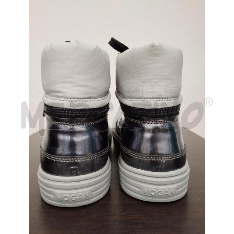 SNEAKERS DONNA HOGAN REBEL GRIGIO | Mercatino dell'Usato Gazzada schianno 3