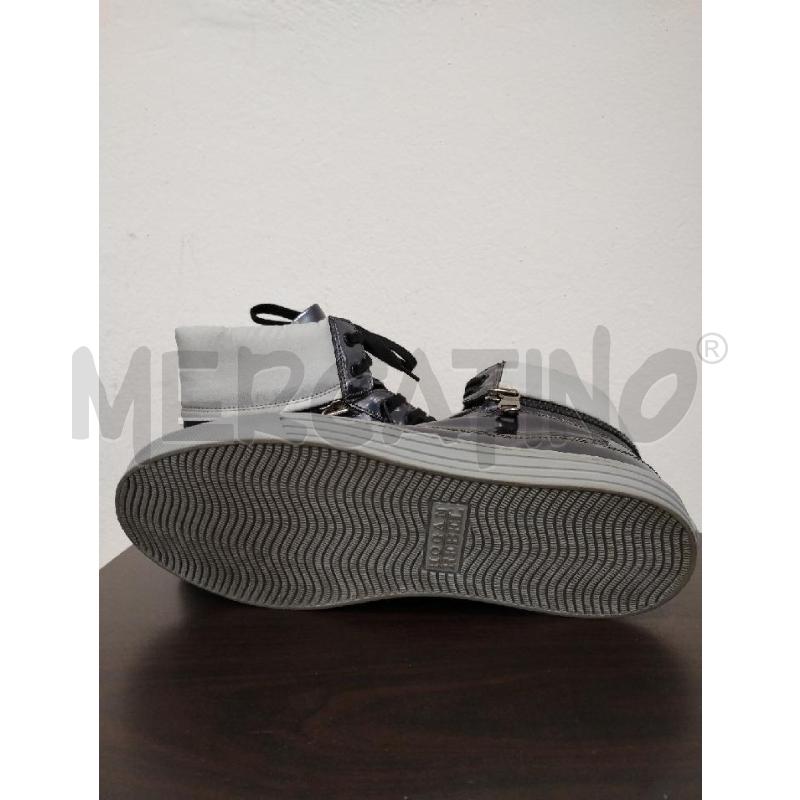 SNEAKERS DONNA HOGAN REBEL GRIGIO | Mercatino dell'Usato Gazzada schianno 4