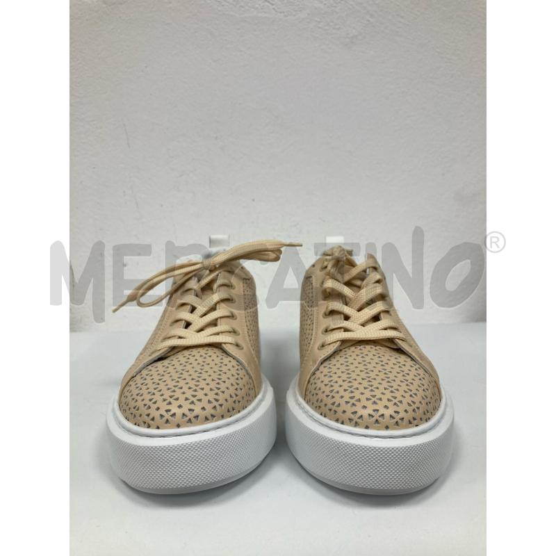 SNEAKERS DONNA LA MARTINA BEIGE TRAFORATE | Mercatino dell'Usato Gazzada schianno 2