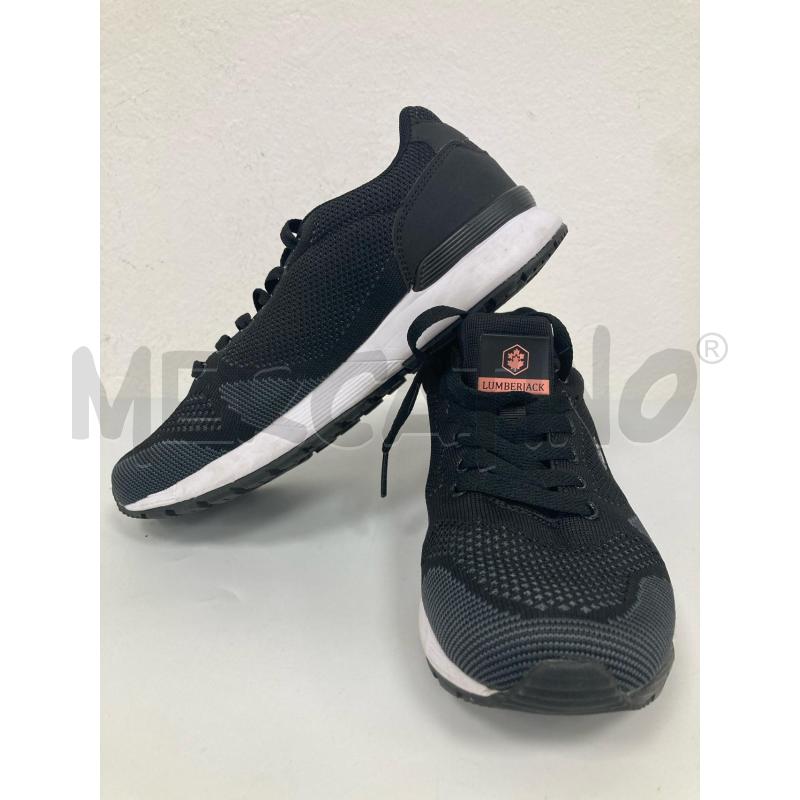 SNEAKERS DONNA LUMBERJACK NERE PARA BIANCA ROSA | Mercatino dell'Usato Gazzada schianno 1