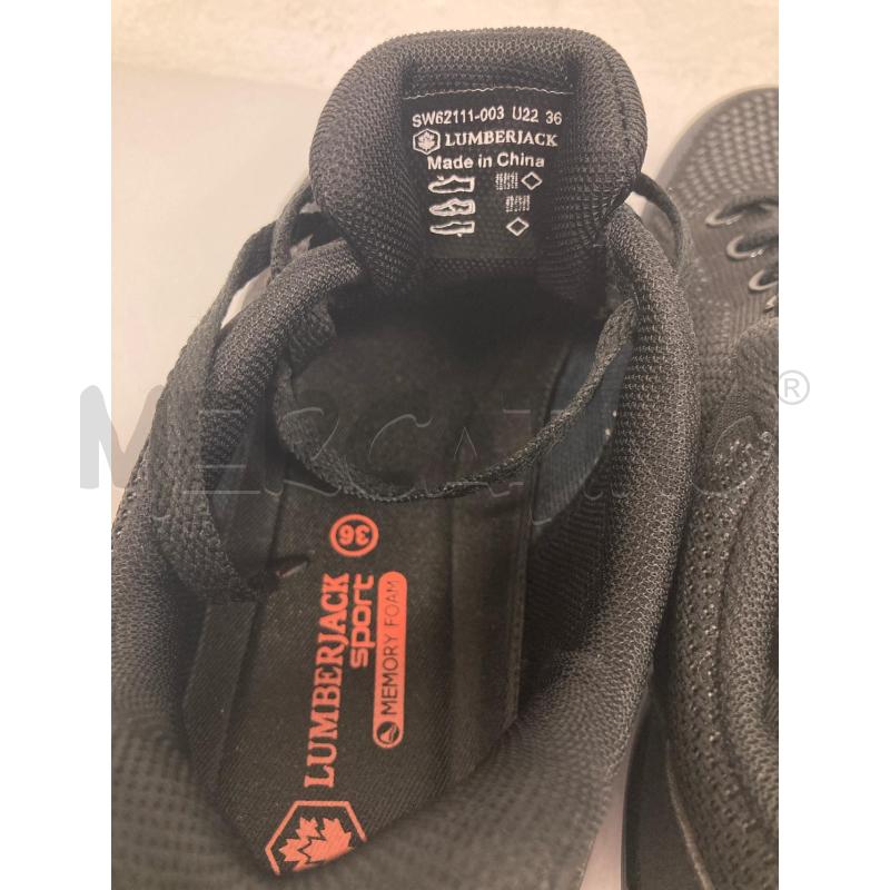 SNEAKERS DONNA LUMBERJACK NERE PARA BIANCA ROSA | Mercatino dell'Usato Gazzada schianno 4