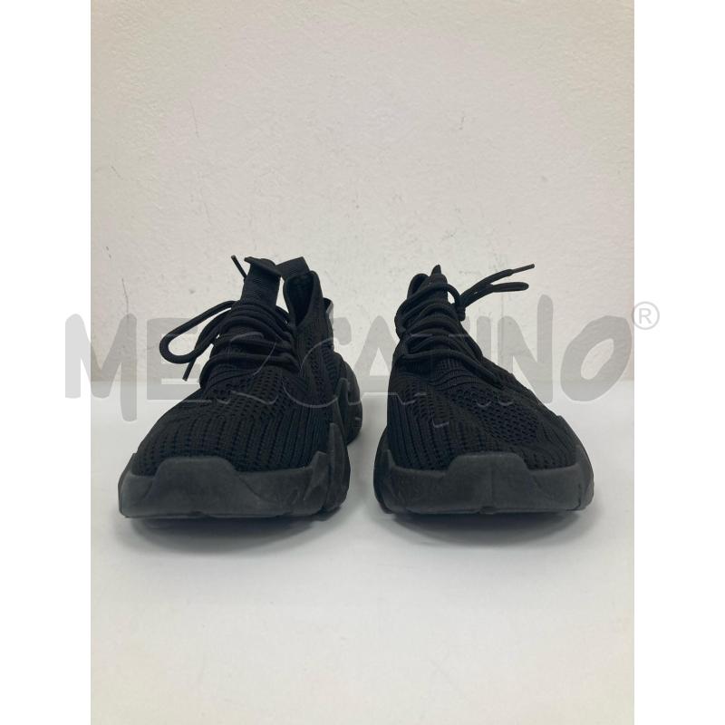 SNEAKERS DONNA NERE TELA PARA NERA GOMMA  | Mercatino dell'Usato Gazzada schianno 2