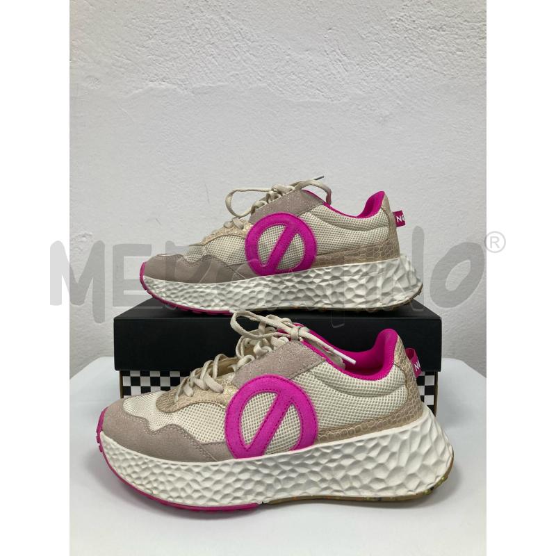 SNEAKERS DONNA NONAME BEIGE FUXIA | Mercatino dell'Usato Gazzada schianno 1