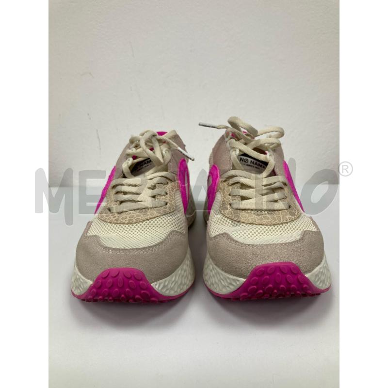 SNEAKERS DONNA NONAME BEIGE FUXIA | Mercatino dell'Usato Gazzada schianno 2