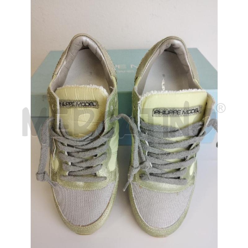 SNEAKERS DONNA PHILIPPE MODEL VERDE | Mercatino dell'Usato Gazzada schianno 2