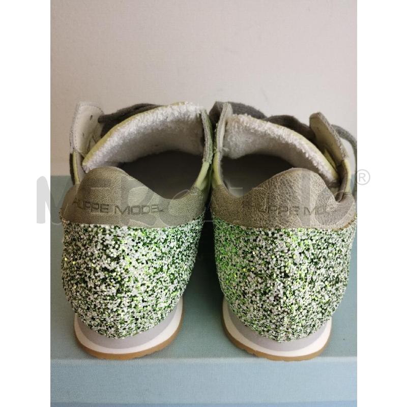 SNEAKERS DONNA PHILIPPE MODEL VERDE | Mercatino dell'Usato Gazzada schianno 3