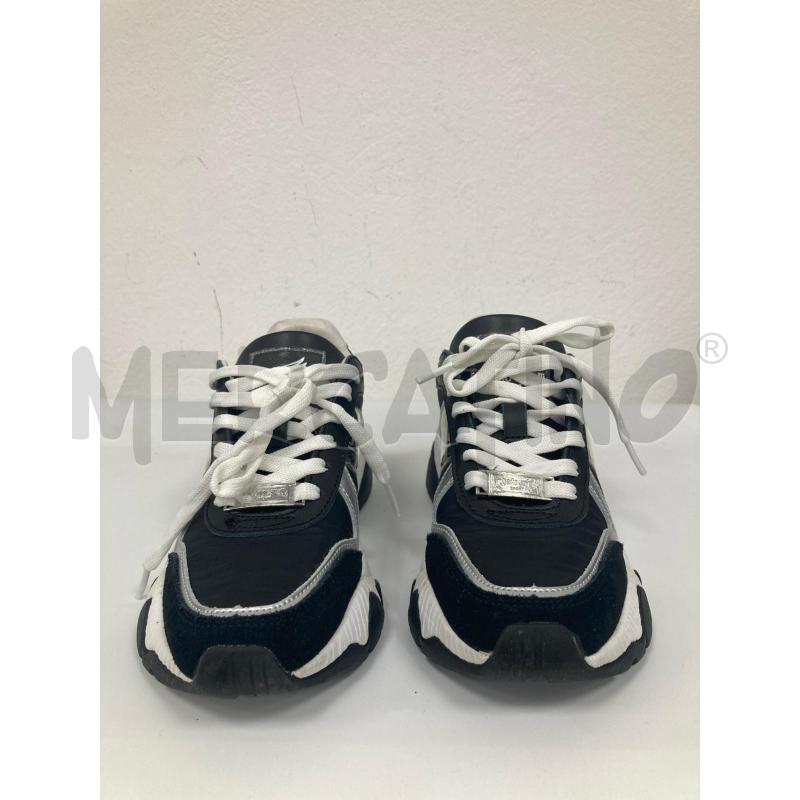 SNEAKERS DONNA ROBERTO CAVALLI NERE BIANCHE | Mercatino dell'Usato Gazzada schianno 2