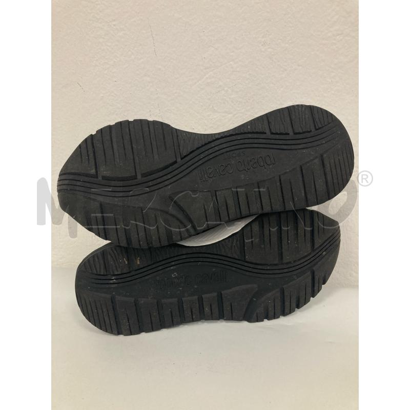 SNEAKERS DONNA ROBERTO CAVALLI NERE BIANCHE | Mercatino dell'Usato Gazzada schianno 4