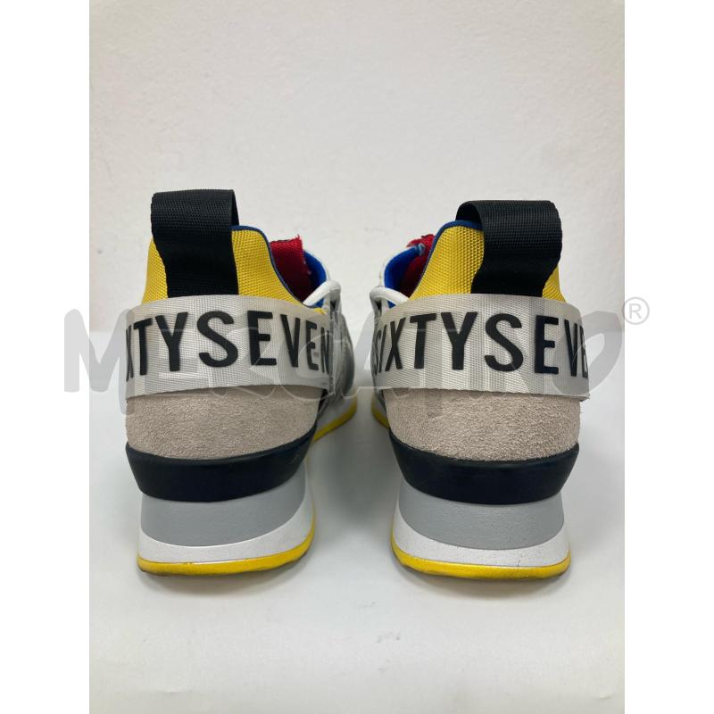 SNEAKERS DONNA SIXTYSEVEN BIANCHE GIALLE | Mercatino dell'Usato Gazzada schianno 3