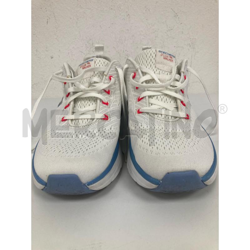 SNEAKERS DONNA SKECHERS BIANCE AZZURRE | Mercatino dell'Usato Gazzada schianno 2