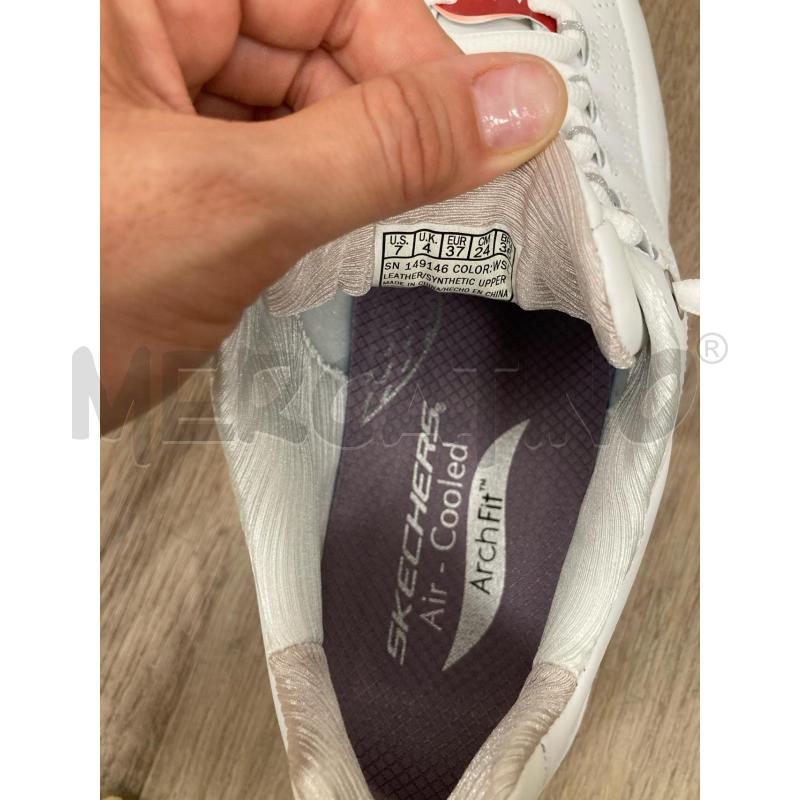 SNEAKERS DONNA SKECHERS BIANCHE | Mercatino dell'Usato Gazzada schianno 5