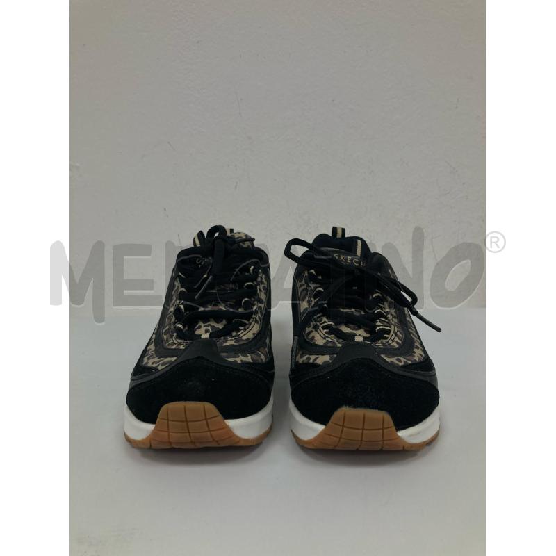 SNEAKERS DONNA SKECHERS NERE MACULATE | Mercatino dell'Usato Gazzada schianno 2