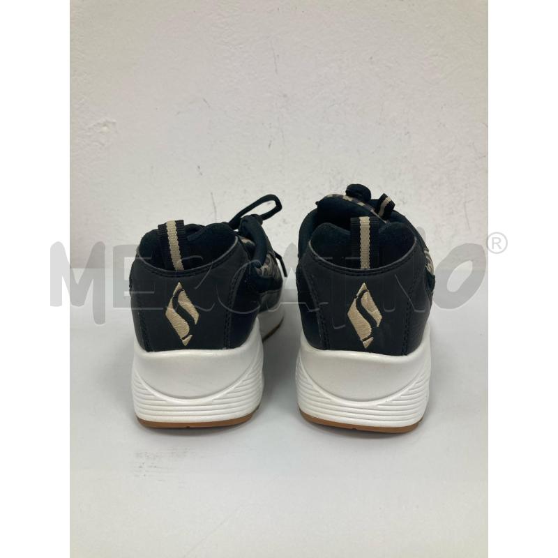 SNEAKERS DONNA SKECHERS NERE MACULATE | Mercatino dell'Usato Gazzada schianno 3